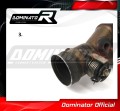 GSXR 600 L1-L6 Exhaust Cat Eliminator Catalyst Catalytic Converter Linkpipe Decat Downpipe 2011 - 2016 DOMINATOR 3
