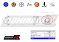 GD 250 Exiv EXHAUST Hyosung Muffler Auspuff Sportauspuff Silencer Echappement Silencieux Scarico Scarichi Escape Wydech Tłumik OVAL Dominator 2