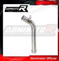 FZ6 FAZER S1 Exhaust Cat Eliminator Catalyst Catalytic Converter Linkpipe Decat Downpipe 2004 - 2006 DOMINATOR 